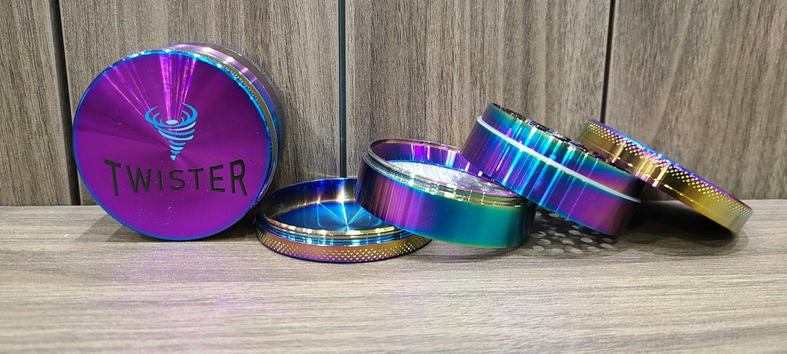 Twister Grinder - 63mm 4 part Metal