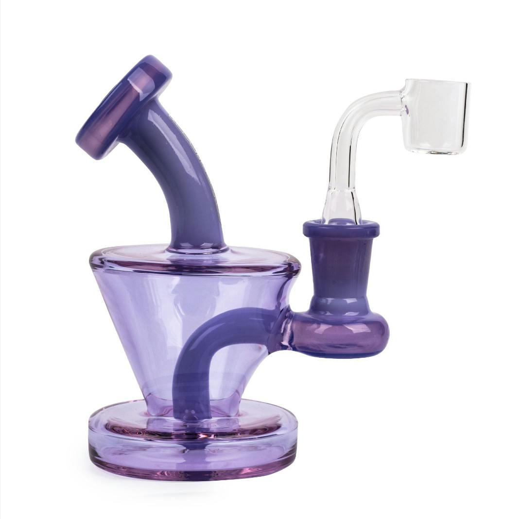 Red Eye Glass 5" Tall Daydream Concentrate Rig w/3 Hole Perc - Assorted