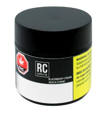RC Supply Co. - Blackberry Cream (Blackberry Kush x Cookies N Cream) - 3.5g (Indica)