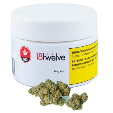 18twelve - King Kush (OG Kush x Grape Ape) - 3.5g (Indica)