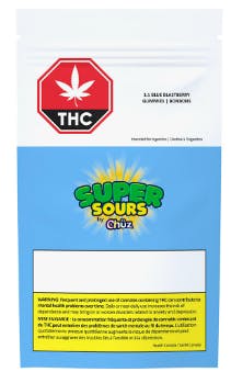 Super Sours by Chuz - 1:1 Blue Blastberry Super Sours Soft Chews (4 pack)