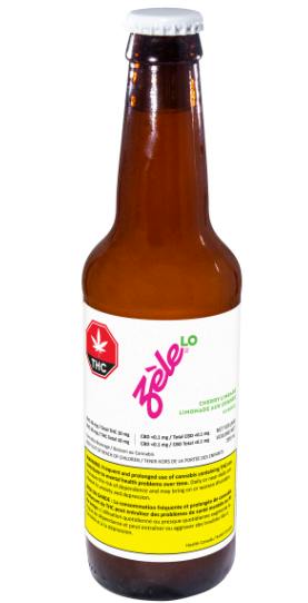 Zele LO - Cherry Limeade Hybrid Craft Soda (355ml)