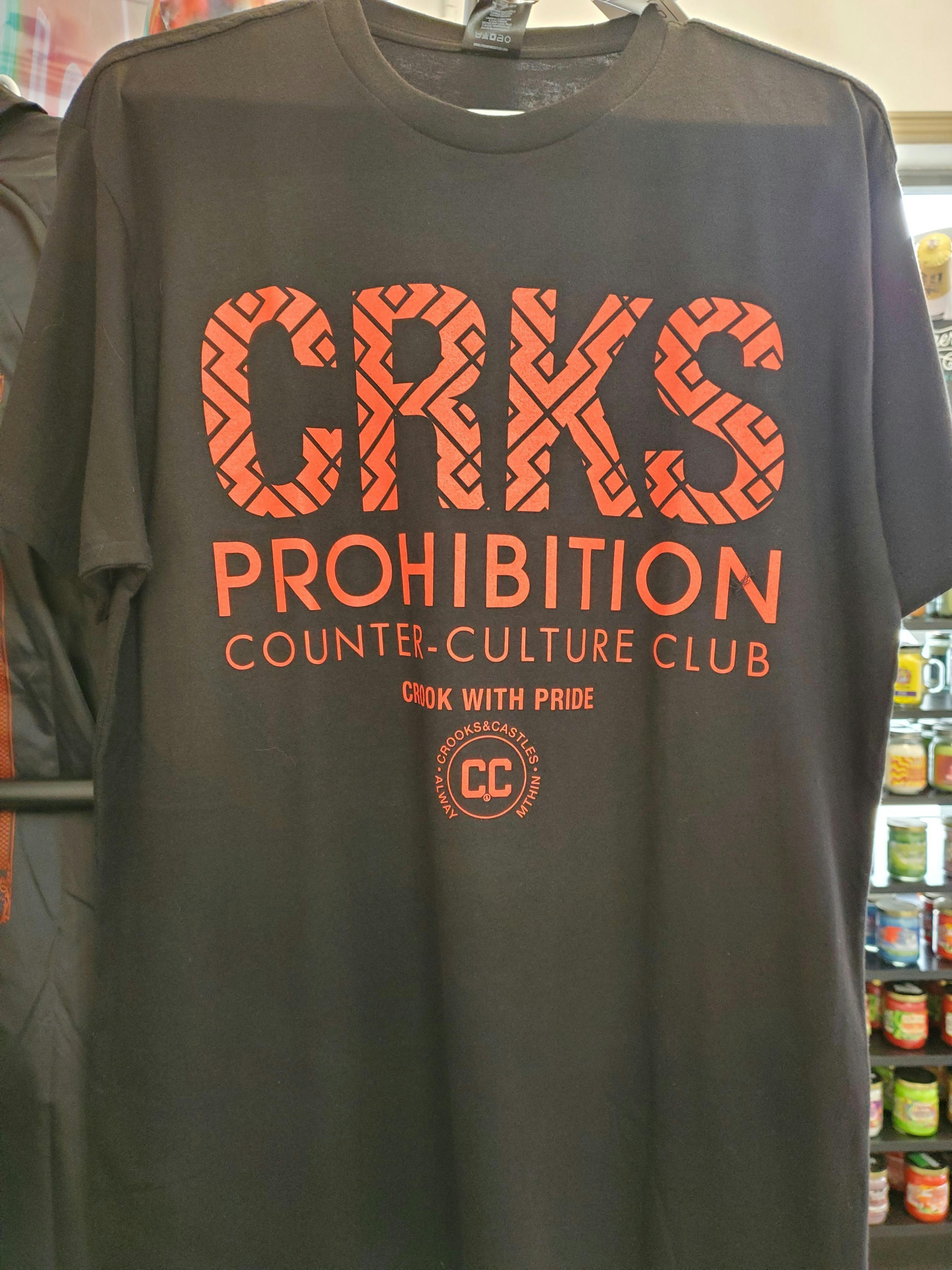 INHAL'NATION - Crooks T-Shirt x Prohibition - M