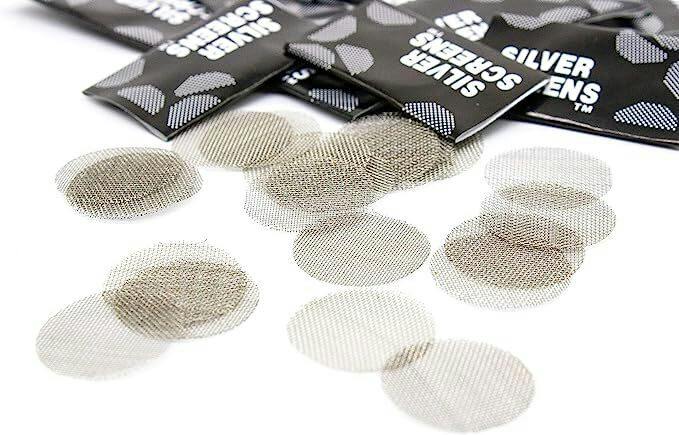 Premium Brass Pipe Screens 0.750" (3/4") Inch Size - Gold at New York City Cannabis Exchange