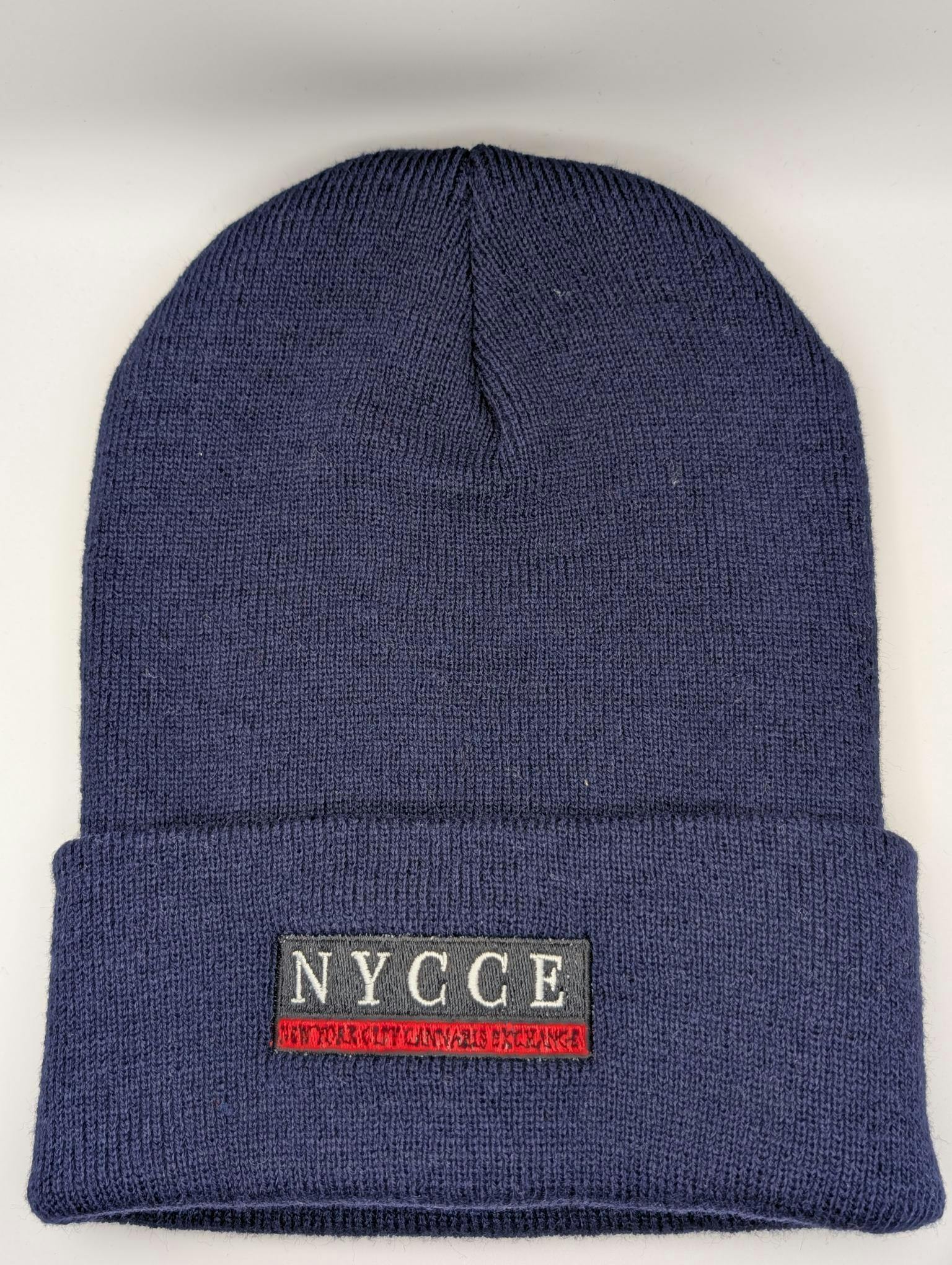 NYCCE Logo Beanie - Blue