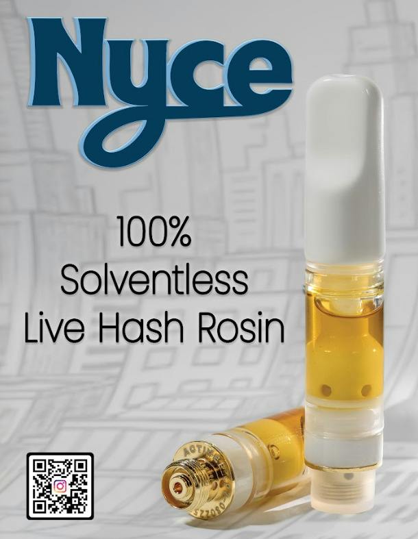NYCE | 510 Cart | Papaya Bomb X Tropical Cherries | Live Hash Rosin