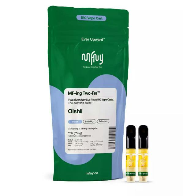 MFNY | Oishii Live Resin 510 Cart | .5g | 2pk