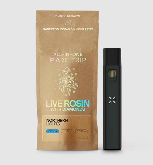 PAX - AIO Live Rosin With Diamonds Northern Lights