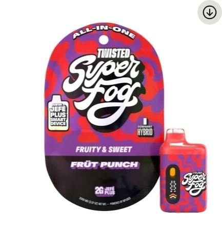 MF | Super Fog | Frut Punch | 2g | Twisted Jefe Plus XL