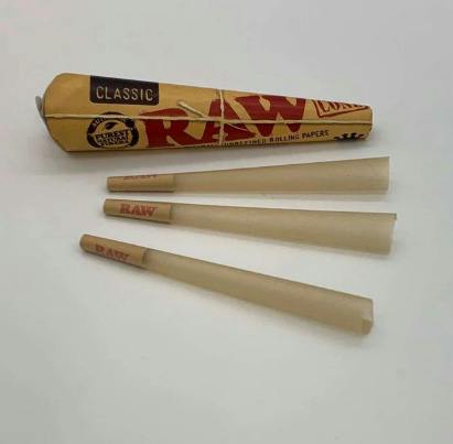 Raw 3pk Classic cone king size