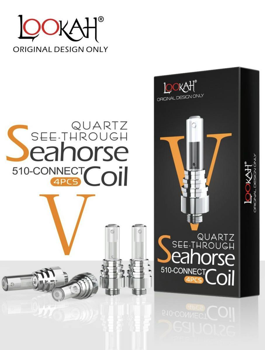 Lookah Seahorse Quartz See-Through Coil