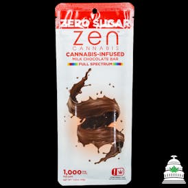 Hybrid Milk Sugar Free - 1000mg Zen Chocolate Bar