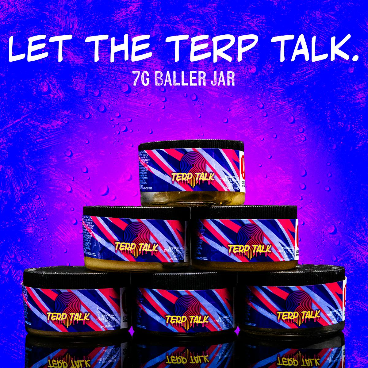 Thunder Dome - 7g Terp Talk Baller Jar