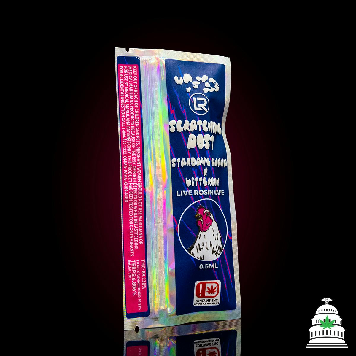 Scratching Post - 0.5g Washers Rosin Disposable