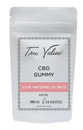 Platinum X - CBD Gummy - Sour Watermelon