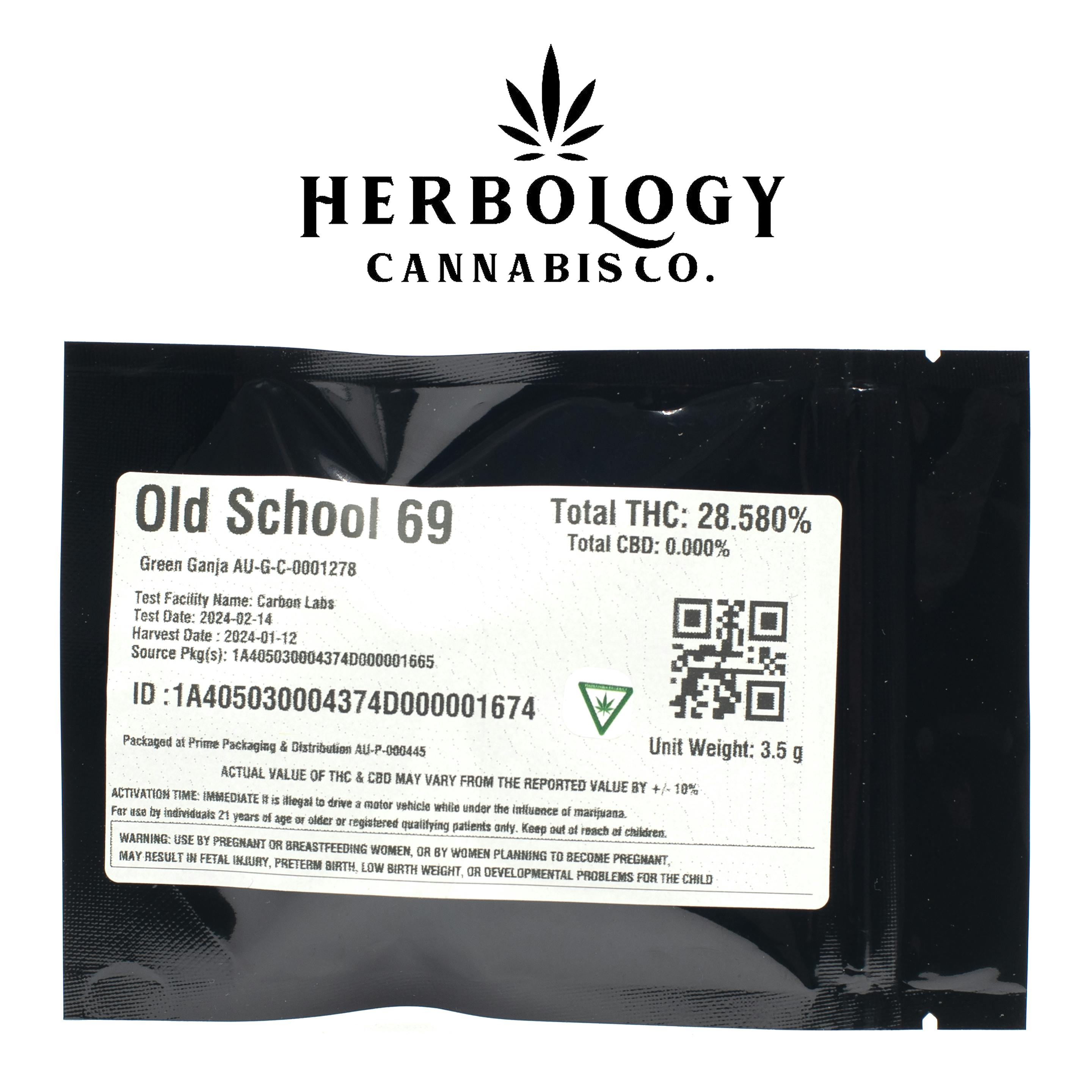 Green Ganja | Old School 69 | 3.5g