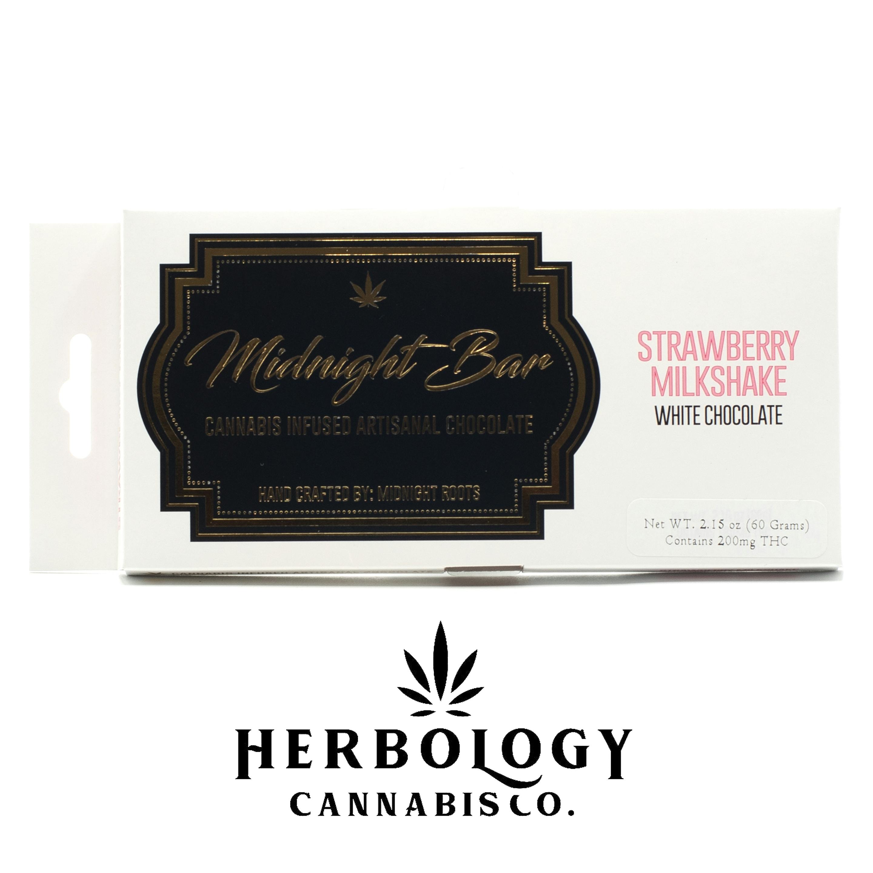 Midnight Bar | Strawberry Milkshake | 200mg cannabis product