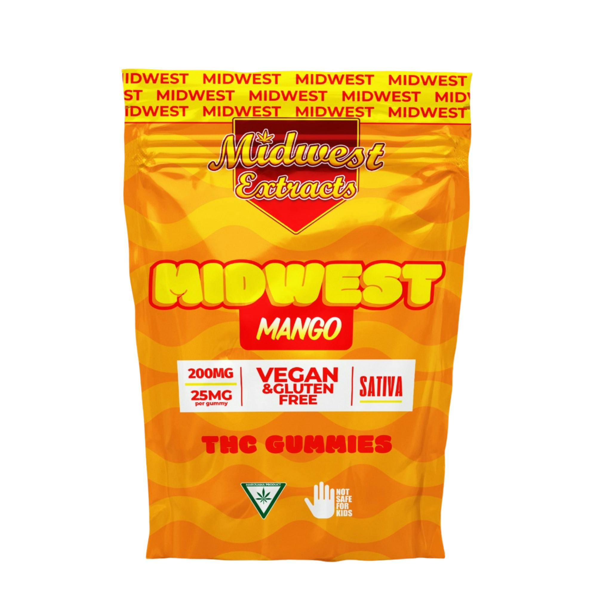 Midwest Extracts | Gummy | Mango | 200mg