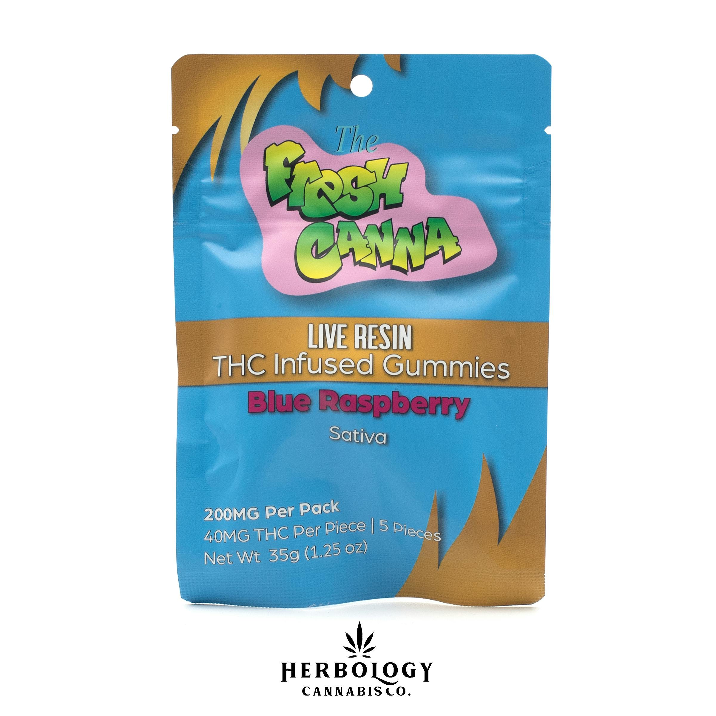 Fresh Canna | Live Rosin Gummy | Blue Raspberry | 200mg cannabis product