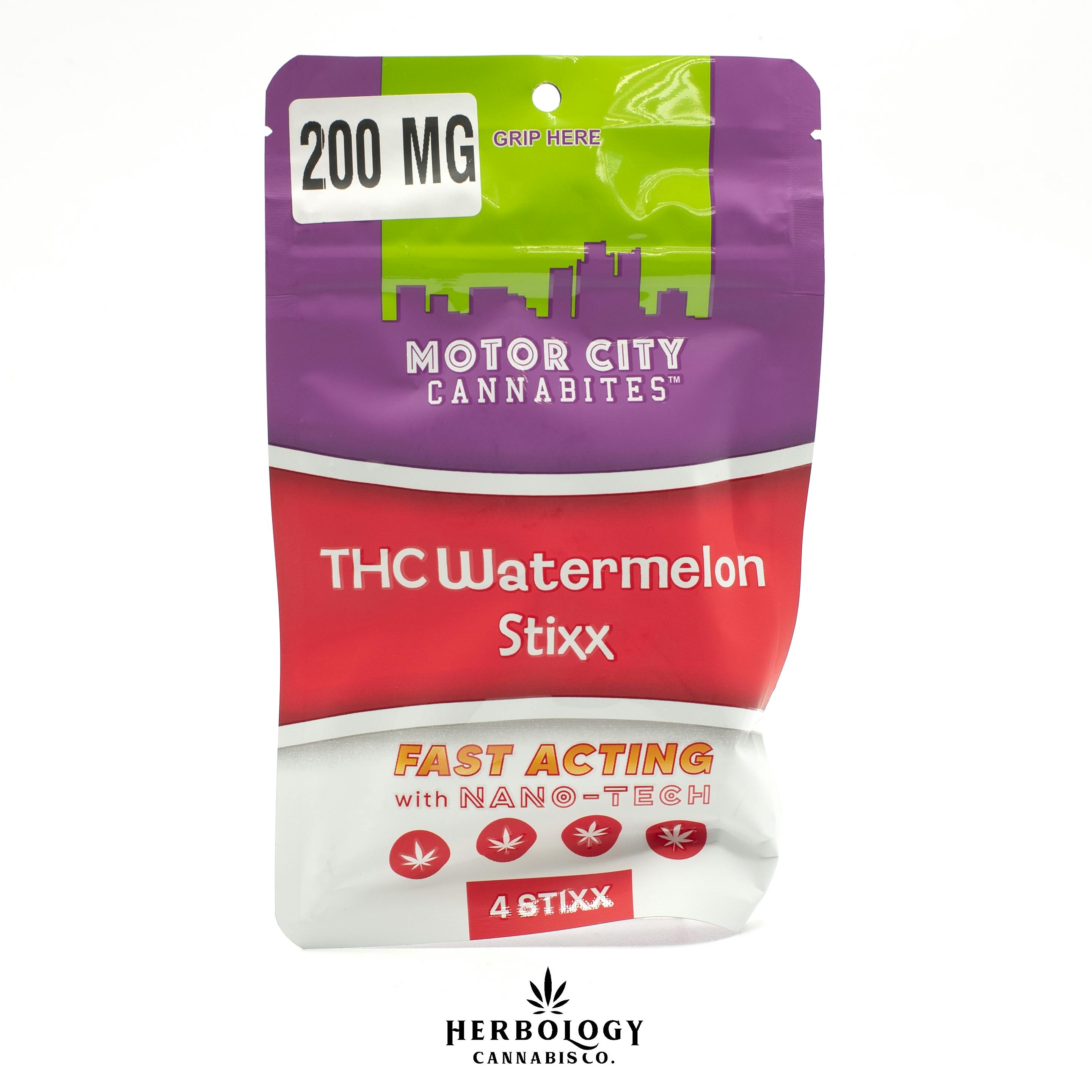 Motorcity Cannabites | Fast-Acting Stixx | Cherry | 200mg cannabis product
