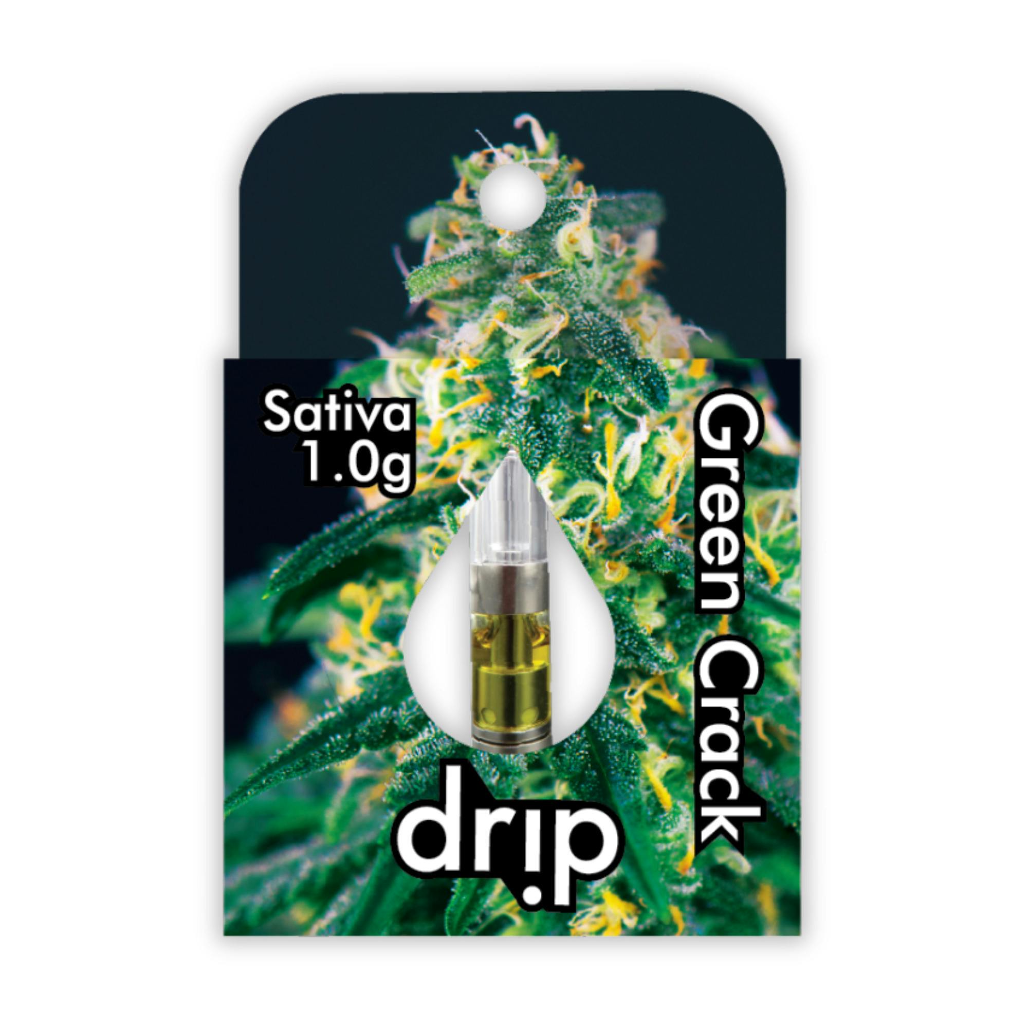 Drip | Distillate 510 Cart | Green Crack | 1g
