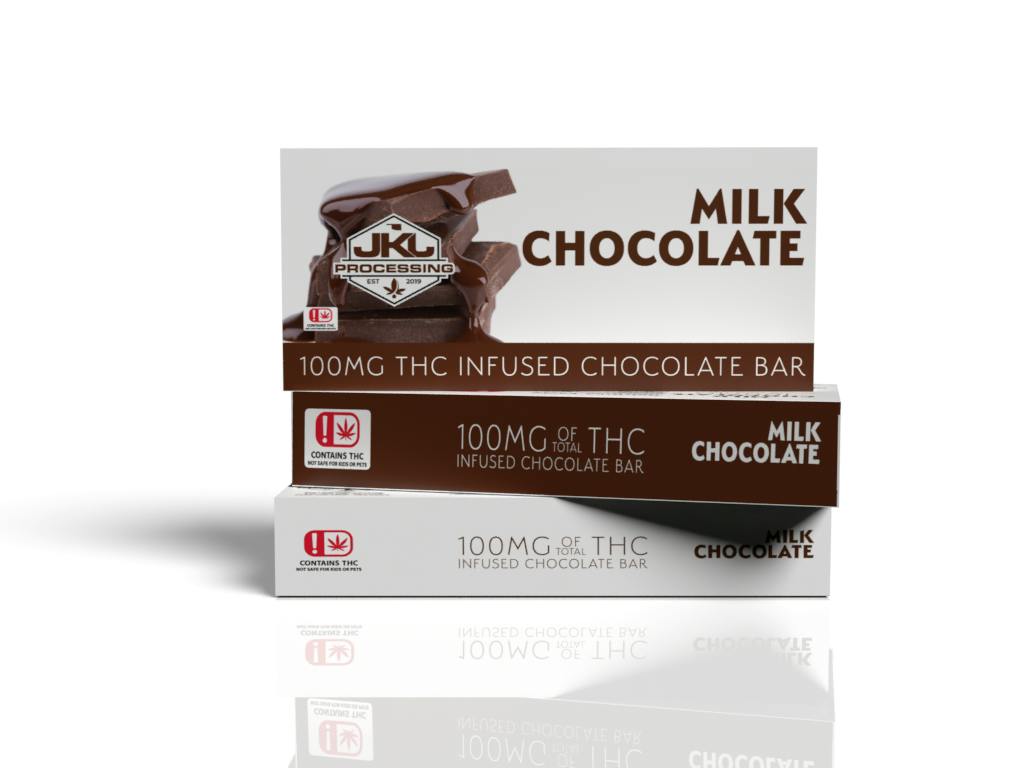 JKJ Milk Chocolate bar - 100mg