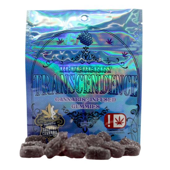 Transcendence 1000mg - Blueberry 20-Pack Gummies (Indica)