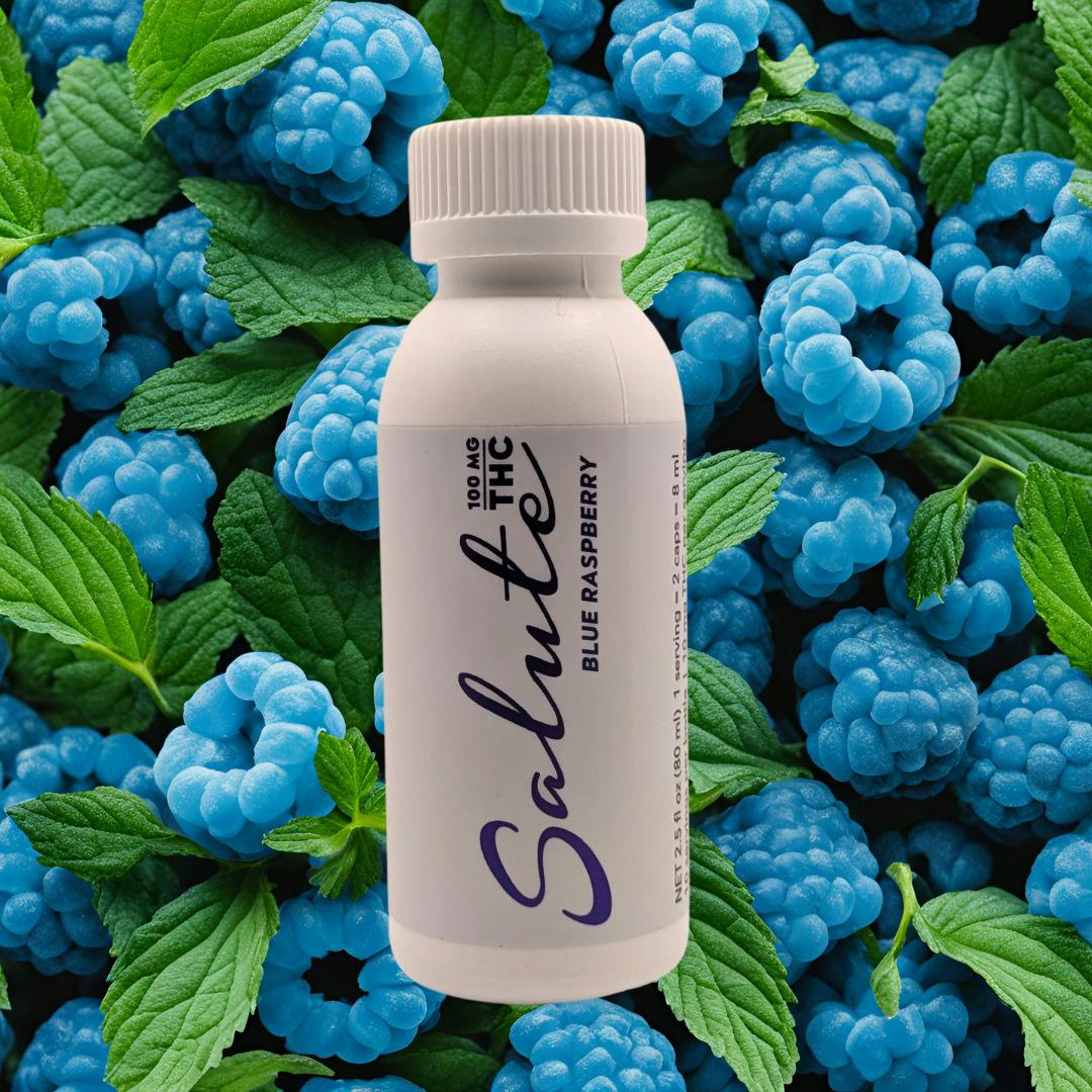 Salute Shooter | Blue Raspberry | Rock On
