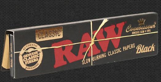 RAW Papers | Classic Black King Size Slim Connoisseur