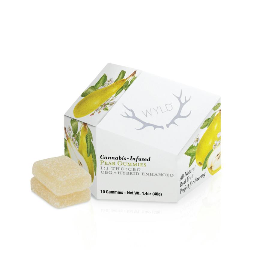 WYLD | Gummies | Pear | 1:1 THC:CBG