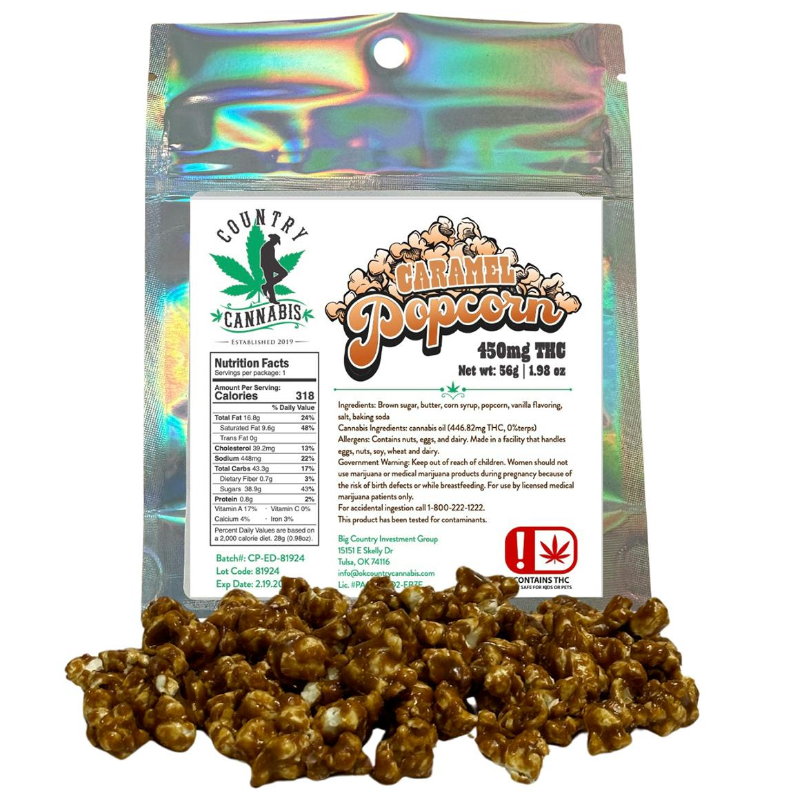 Country Cannabis | Caramel Popcorn
