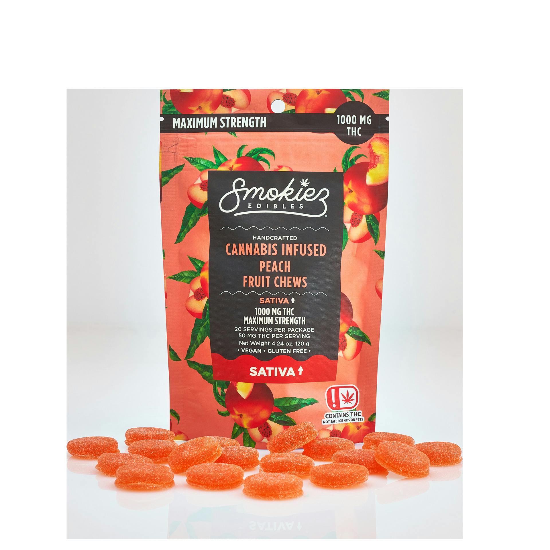 Smokiez | Gummies | Peach | Sativa