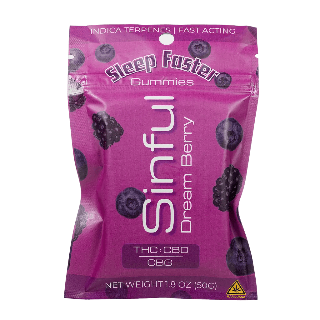 Sleep Faster CBN Gummies : Dream Berry - Sinful