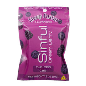 Sleep Faster CBN Gummies : Dream Berry - Sinful
