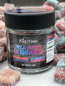 Firestorm | Wild Berry | Gummies | (100mg)