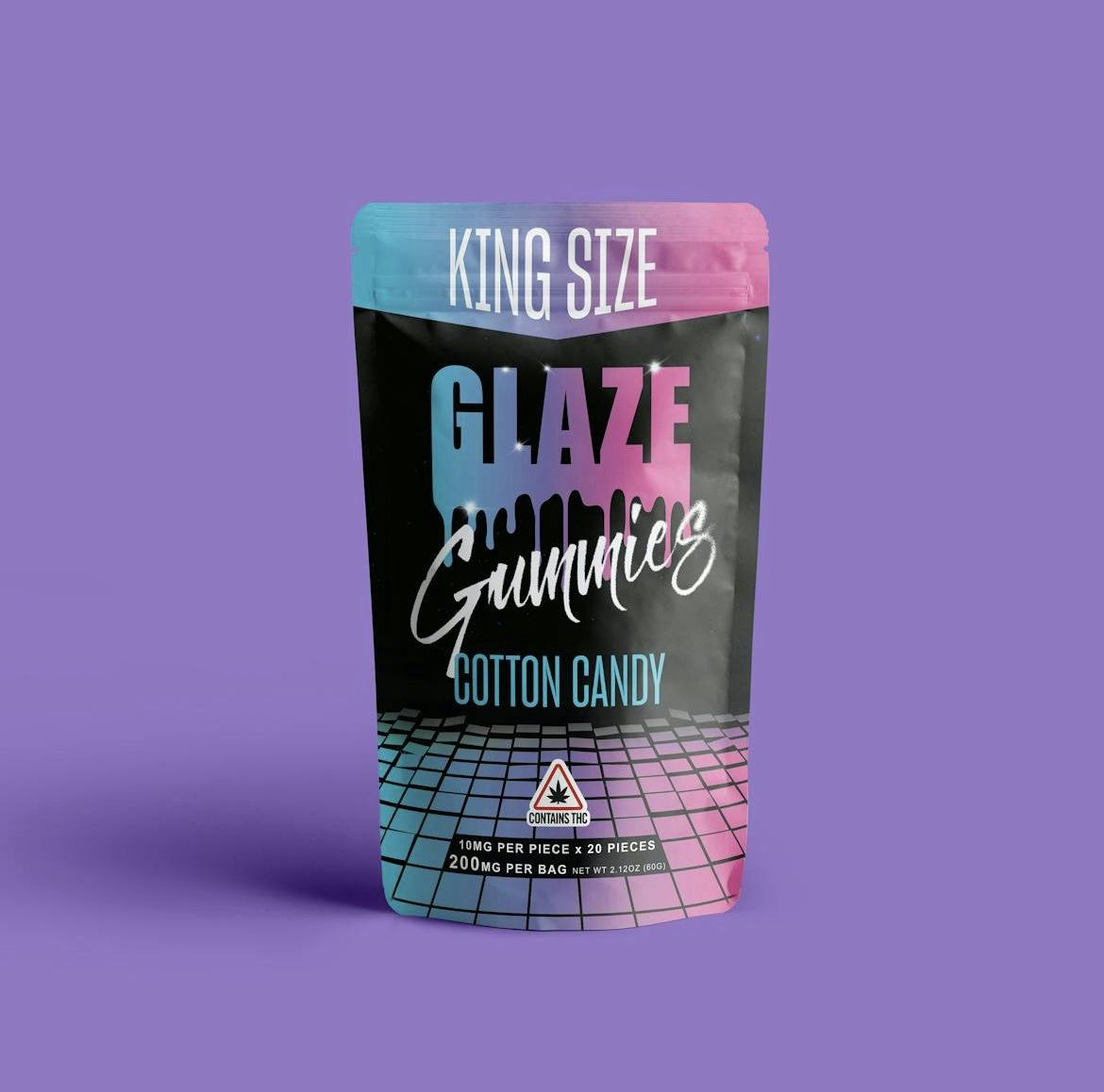 Glaze | Cotton Candy | Gummies | (200mg)