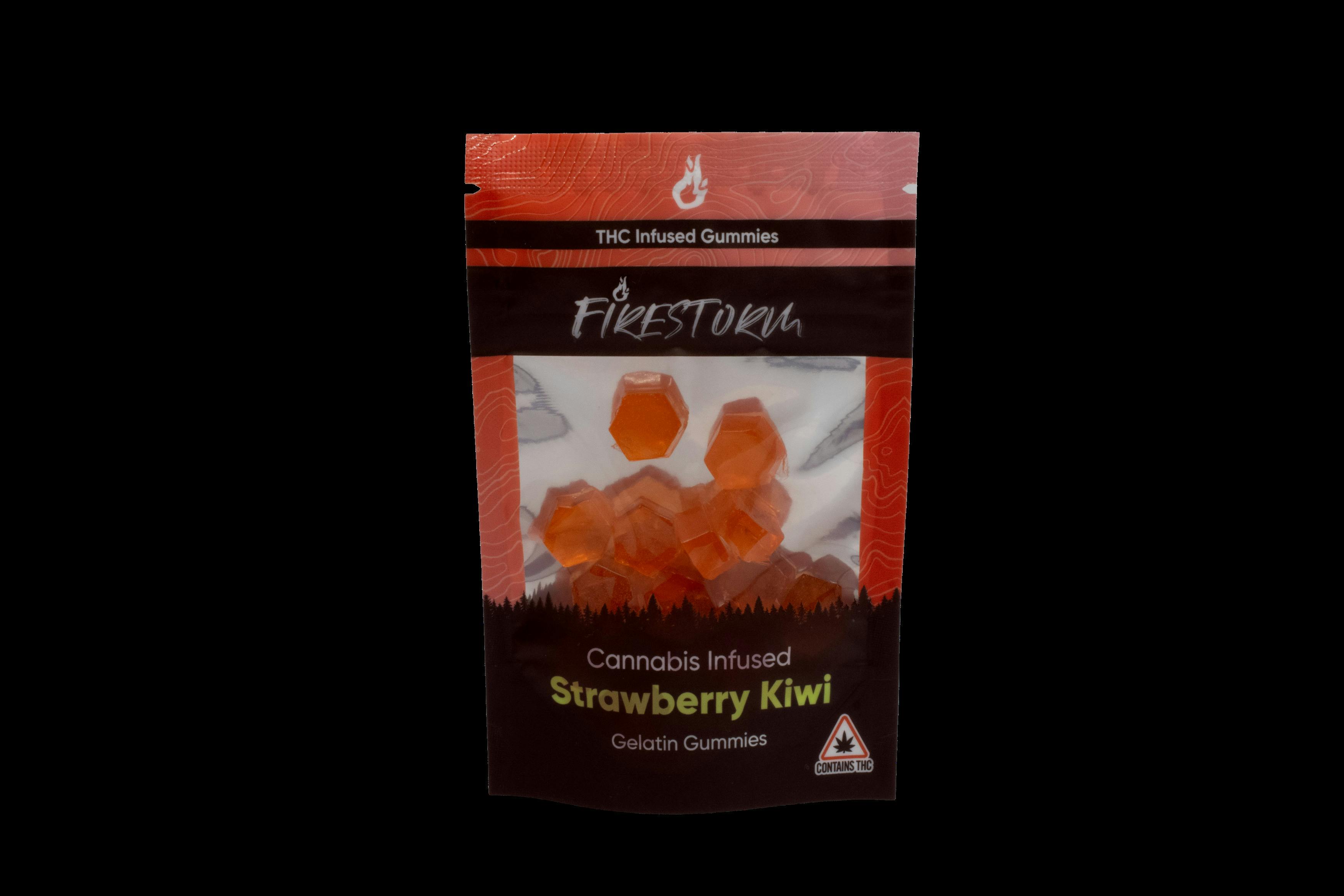Firestorm | Strawberry Kiwi | Gummies | (200mg)