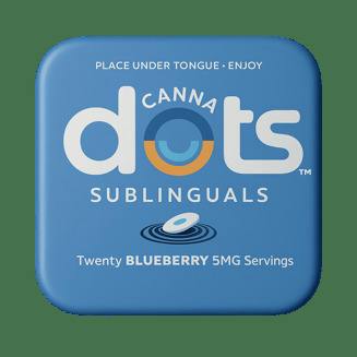 CANNA DOTS_SUBLINGUALS_BLUEBERRY_100MG