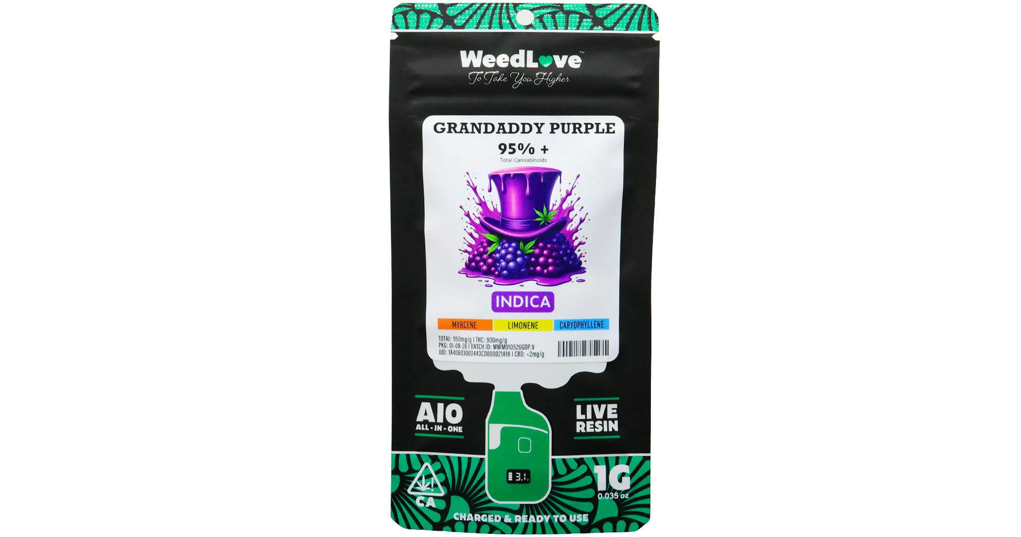 WeedLove - Grandaddy — Purple