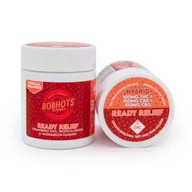 Robhots Ready Relief THC+CBD+CBG Hybrid Gummies