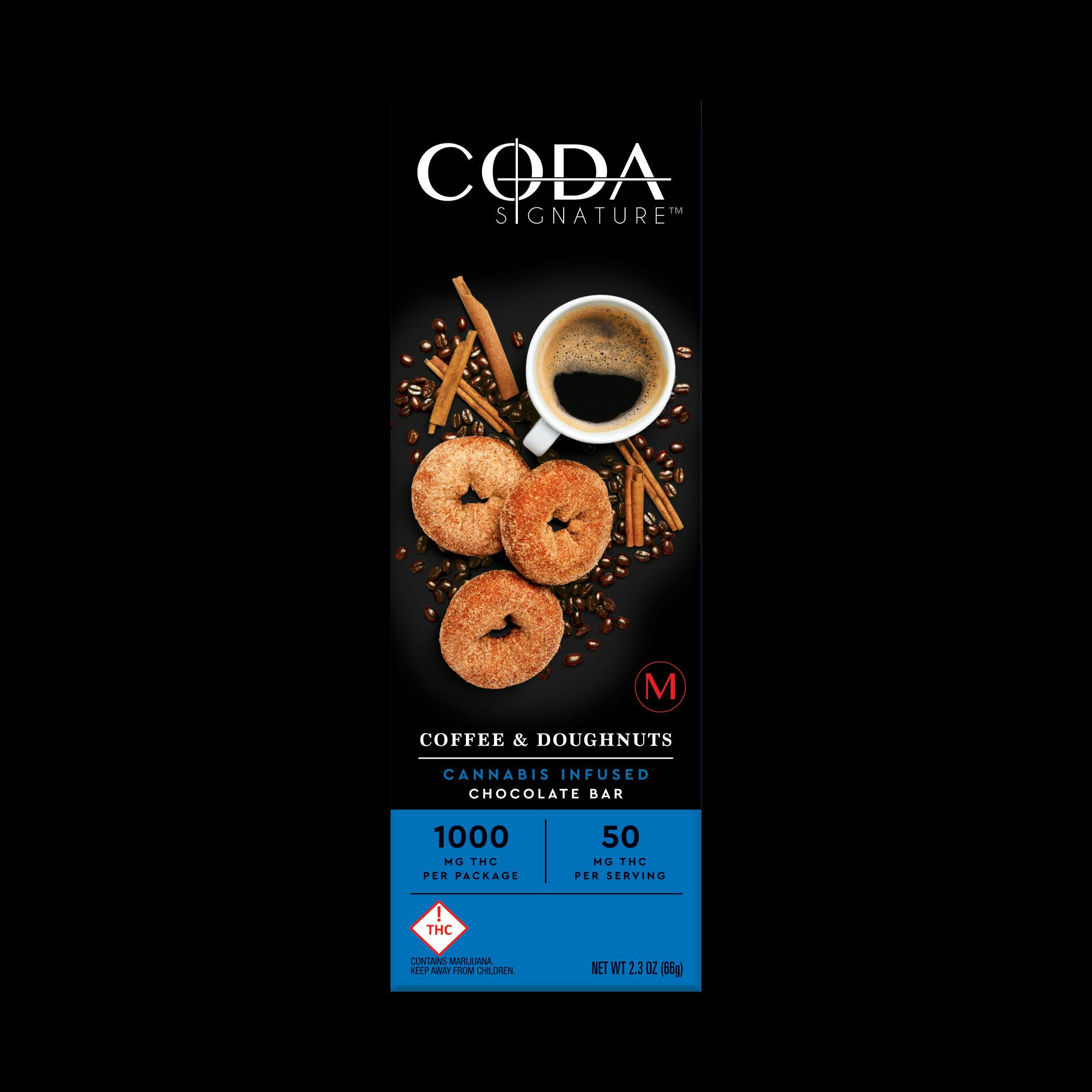 CODA Chocolate 1000mg - Coffee and Donuts