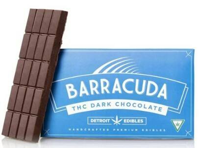 Detroit Edible Barracuda Bar Dark Chocolate 200mg HD
