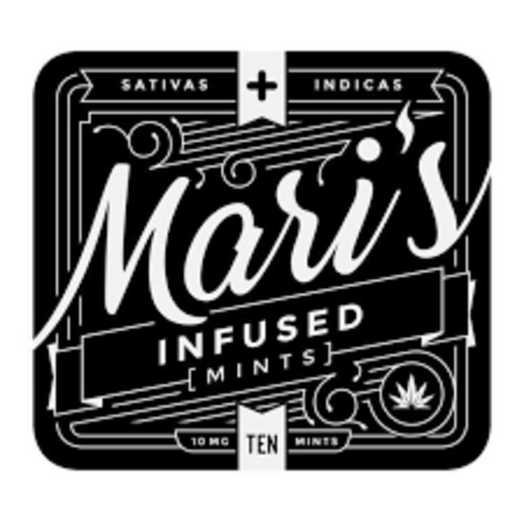 Mari's Mints | Blue Raspberry Sativa Mints 20pk | 100mg at The Bake Shop (Union Gap)