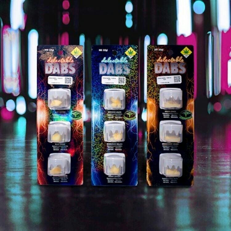 Delectable Dabs | Indica 3pk Wax | 3g