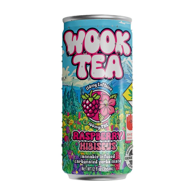 Wook Tea | Raspberry Hibiscus Lemonade | 100mg at The Bake Shop (Union Gap)