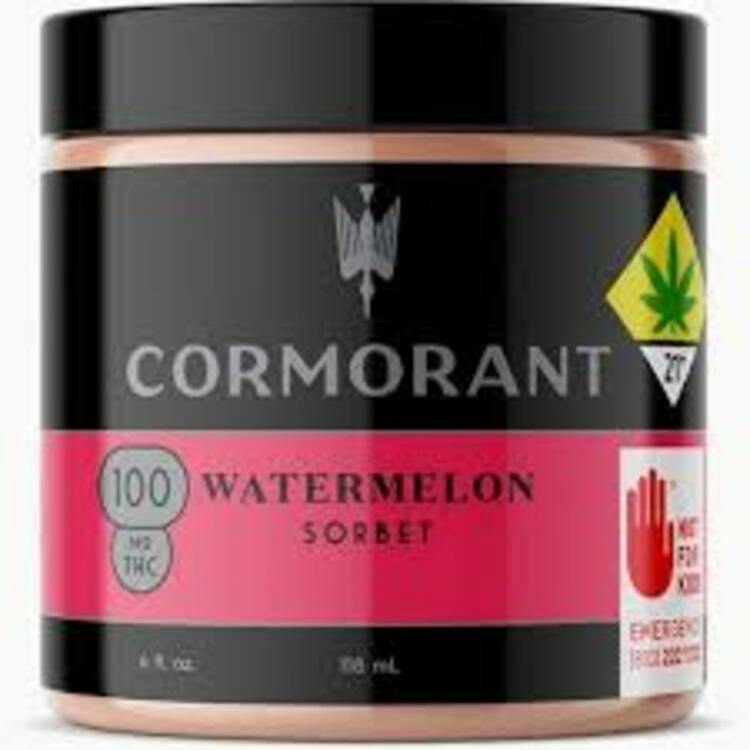 Cormorant | Watermelon Sorbet 4 oz 1:1 | 100 mg at The Bake Shop (Union Gap)