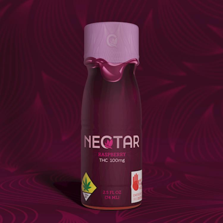 Neqtar | Raspberry THC Shot | 100mg at The Bake Shop (Union Gap)
