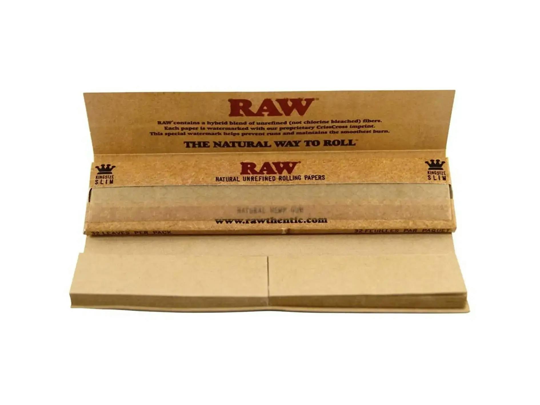 RAW Classic Connoisseur King Size Slim with Tips