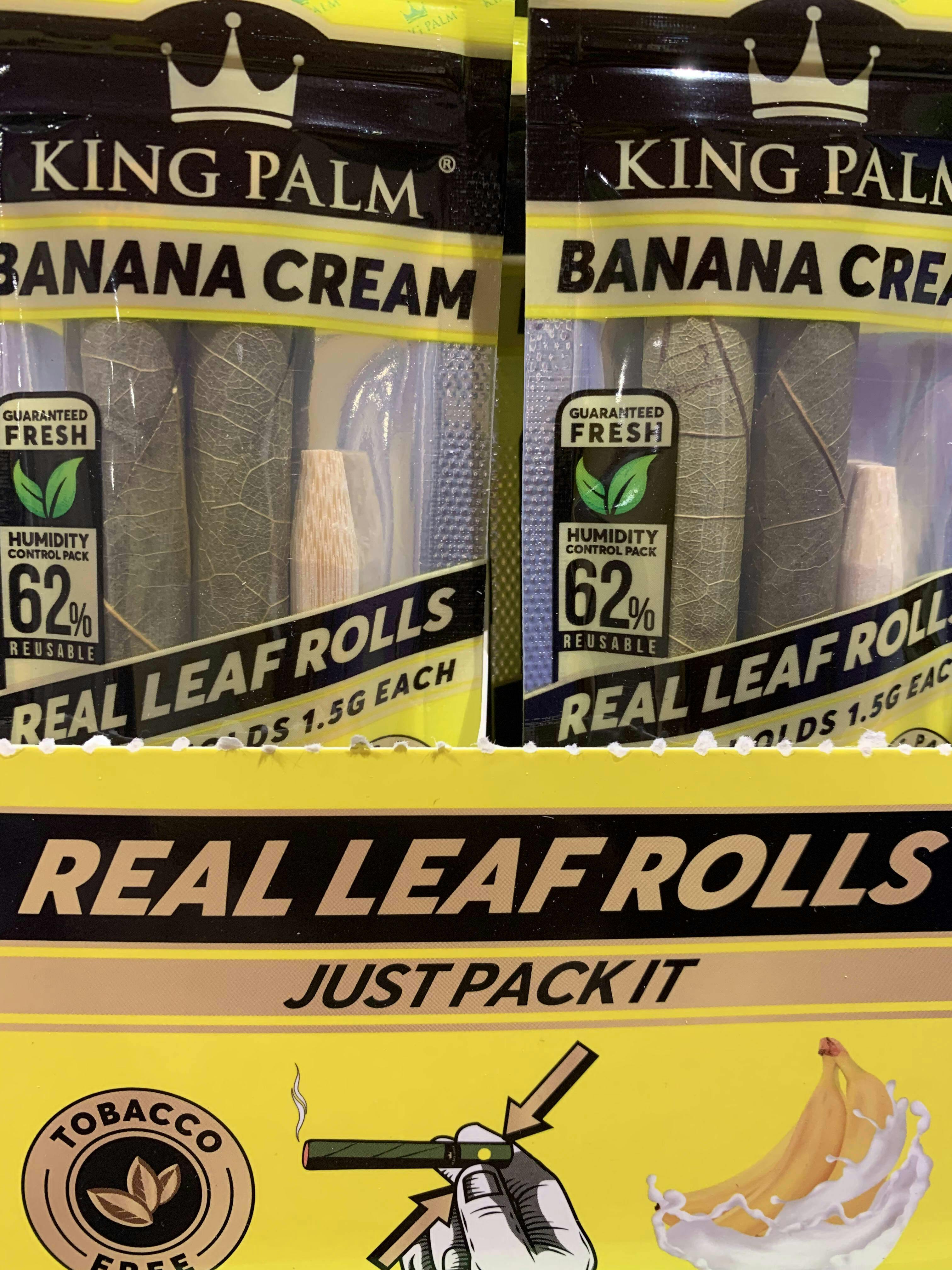 King Palm Banana Cream 2-Pack