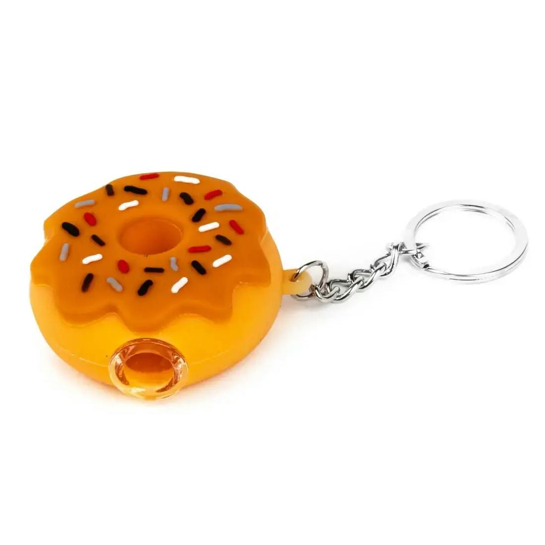 2.25" Donut Hand Pipe & Keychain